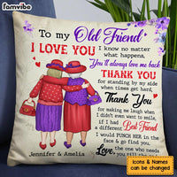 Personalized Gift For Friends Thank You For Standing By My Side Pillow 26420 thumb 1