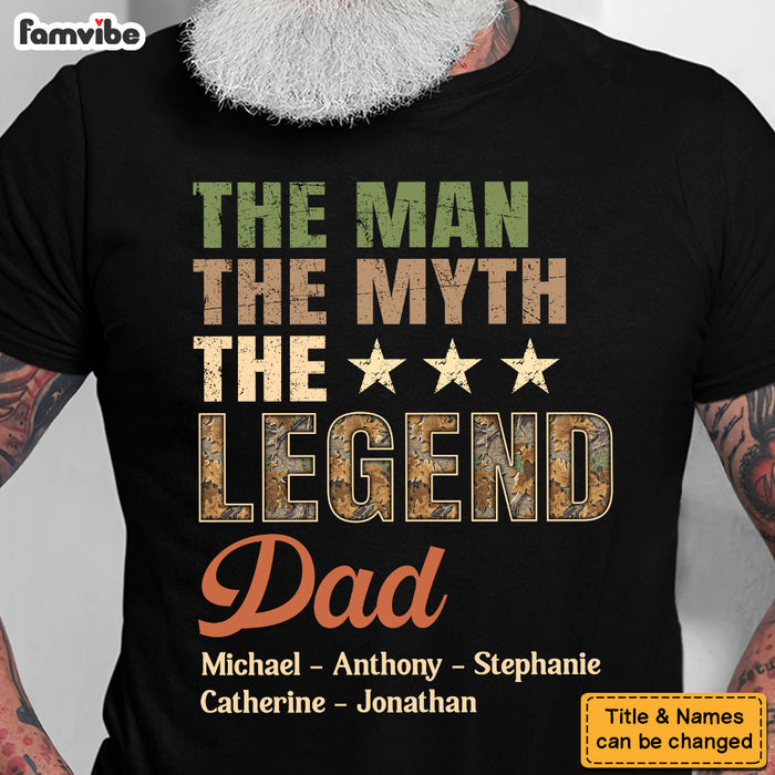 Personalized Gift For Dad  The Man The Myth The Legend Shirt - Hoodie - Sweatshirt 32127 1