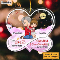 Personalized The Love Between Grandson And Grandma Is Forever Ornament 30576 thumb 1