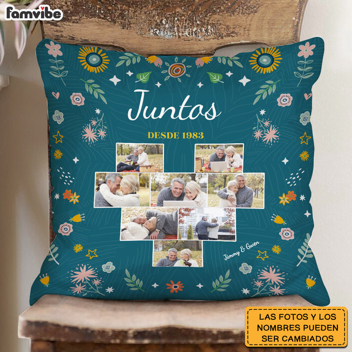 Personalized Couple Spanish Juntos Desde Pillow 30967 1