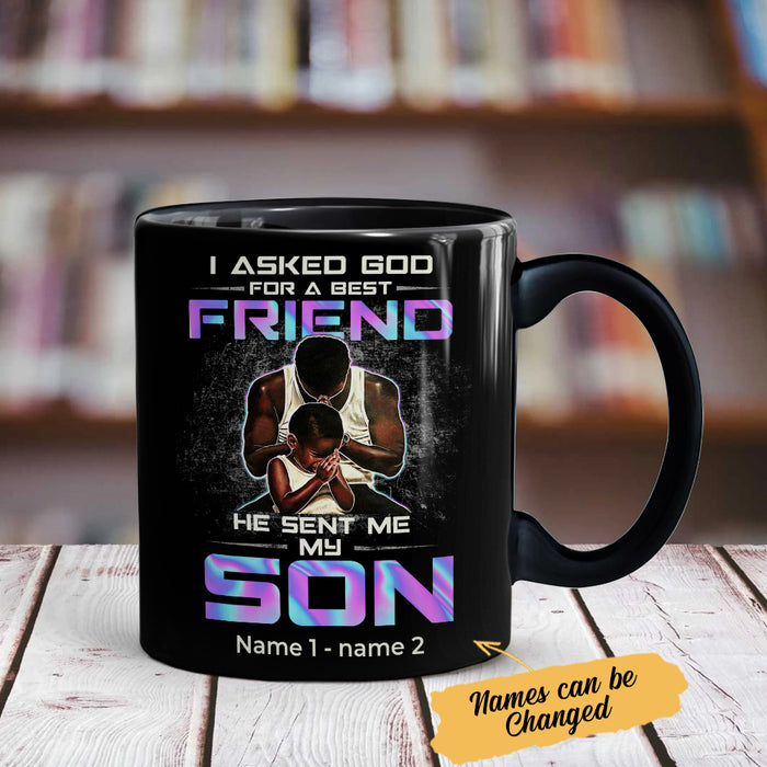 Personalized BWA Dad And Son Friend Mug AG112 65O34 1