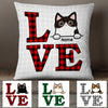 Personalized Love Cat Pillow JR271 30O47 (Insert Included) 1