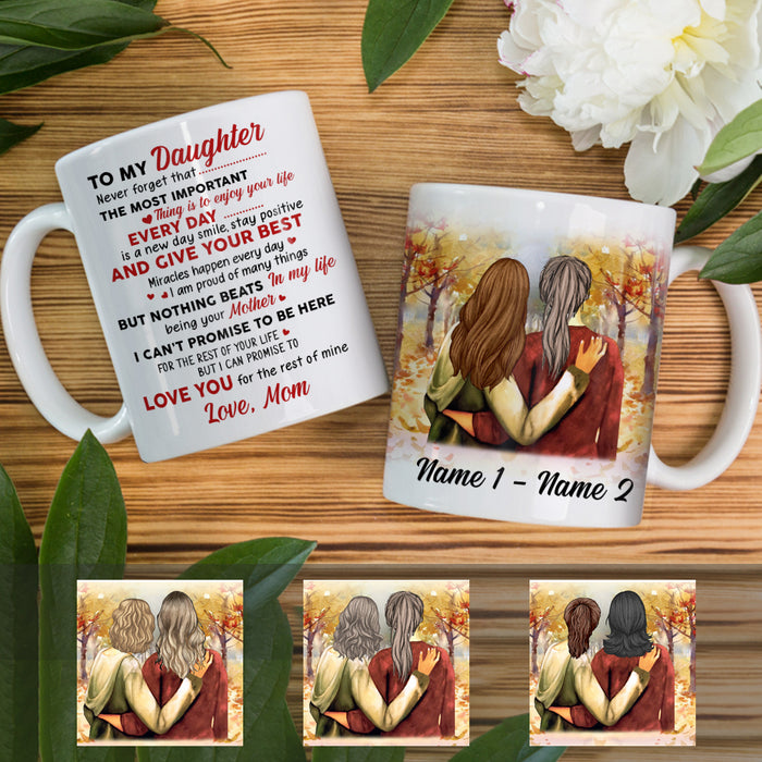 Personalized Mom And Daughter Love Mug FB31 67O34 1