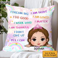 Personalized Gift For Granddaughter I Dream Big Pillow 31528 thumb 1