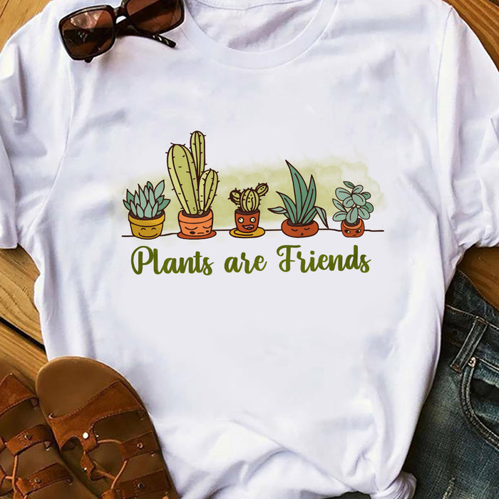 Plants Are Friends Plant Fun T Shirt AG278 81O58 1