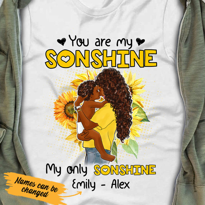 Personalized BWA Mom And Son T Shirt AG101 73O53 1