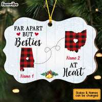 Personalized Long Distance State Map Benelux Ornament NB165 30O47 thumb 1