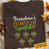 Personalized Grandma's Pumpkin Patch Fall Halloween T Shirt SAG212 81O34 1