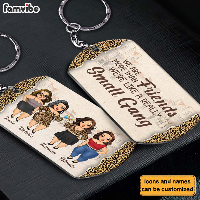 Personalized Gift For Friends For Sister Small Gang Aluminum Keychain 24665 1