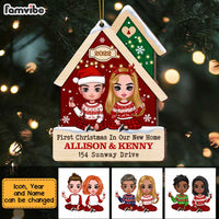 Personalized Family First Couple Christmas New Home Ornament SB284 32O47 thumb 1