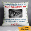 Personalized Baby Ultrasound Mom Mother's Day Pillow FB52 81O60 (Insert Included) 1