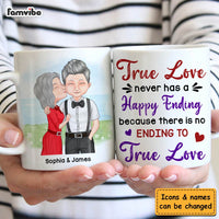 Personalized Couple Gift There Is No Ending To True Love Mug 31241 thumb 1