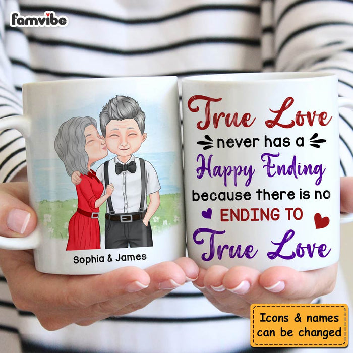 Personalized Couple Gift There Is No Ending To True Love Mug 31241 1