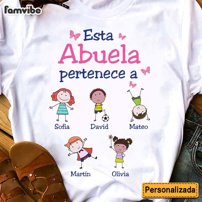 Personalized Gift For Abuela Spanish Grandma Belongs Shirt - Hoodie - Sweatshirt 31064 1