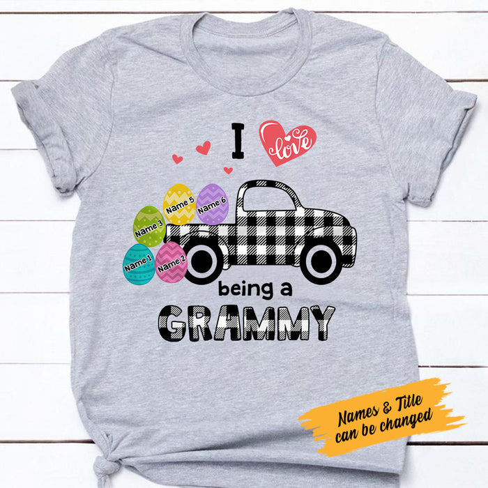 Personalized Love Being Grandma Easter T Shirt FB264 30O58 1