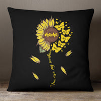 Personalized Mom Grandma Sunflower Pillow AP21 95O36 thumb 1