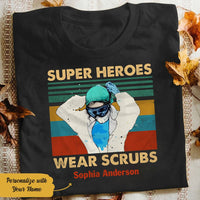 Personalized Nurse Super Heroes Vintage T Shirt JN242 30O58 thumb 1