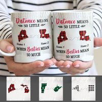 Personalized Besties Mean Long Distance Mug SB2425 30O47 thumb 1