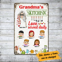 Personalized Mom Grandma Metal Sign JL101 26O53 thumb 1