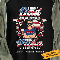 Personalized Dad Grandpa  T Shirt MY72 73O53 thumb 1
