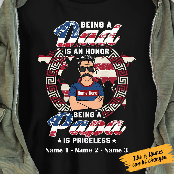 Personalized Dad Grandpa  T Shirt MY72 73O53 1
