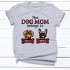 Personalized Dog Mom T Shirt JR231 73O34 1