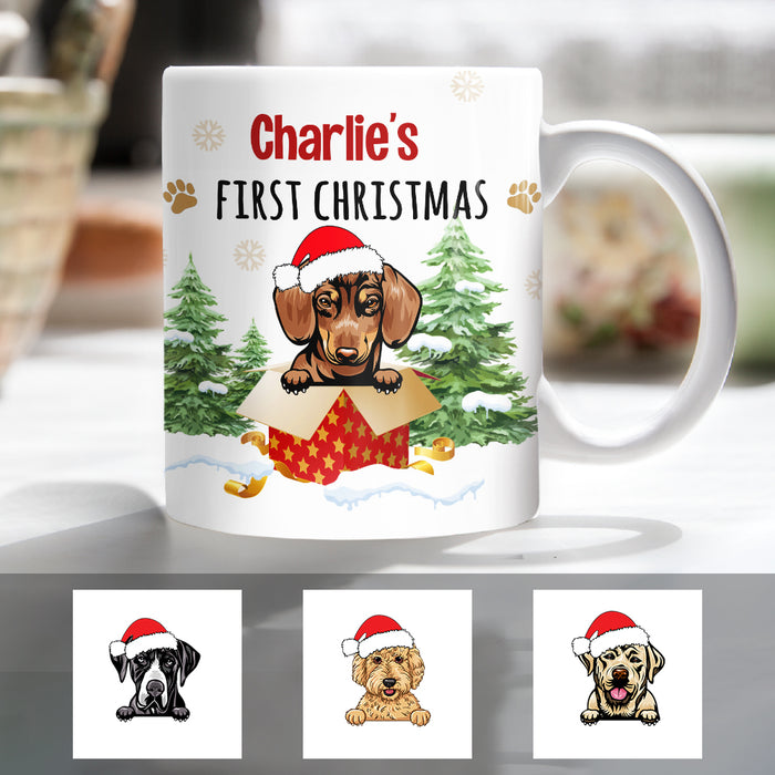 Personalized Dog First Christmas Mug SB291 67O34 1