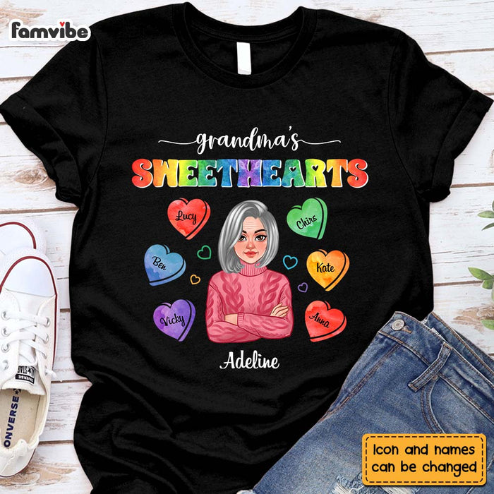 Personalized Grandma's Sweetheart Shirt - Hoodie - Sweatshirt 24323 1