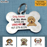 Personalized Dog Mom Bone Pet Tag NB92 30O34 thumb 1