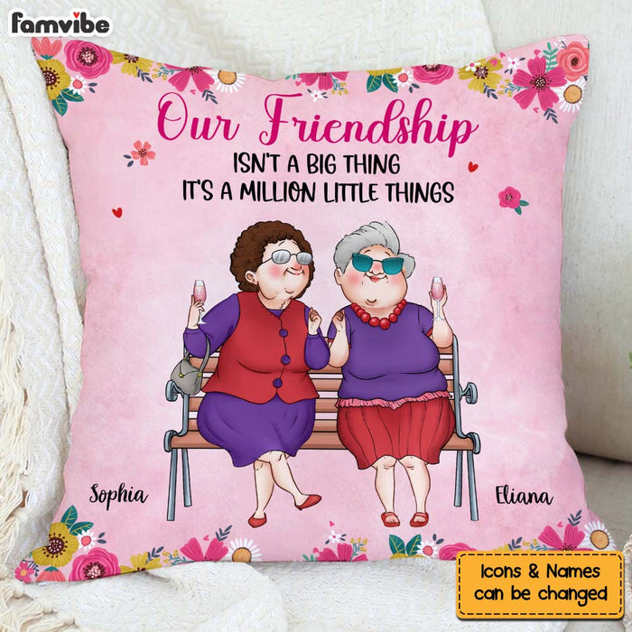 Personalized Gift For Friends It's A Million Little Things Pillow 30821 1