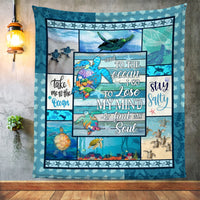 Sea Turtle Fleece Blanket JN242 73O57 thumb 1