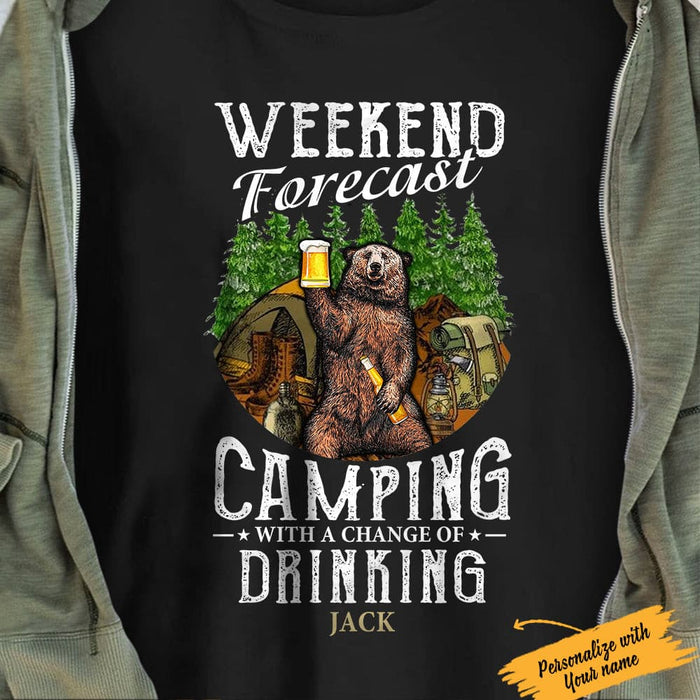 Personalized Camping Bear T Shirt JN51 67O65 1