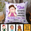 Personalized Gift For Grandma She Motivations Inspires Empowers Pillow 31520 1