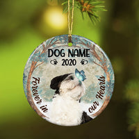 Personalized Forever In Our Hearts Shih Tzu Dog Memorial  Ornament OB211 73O36 thumb 1