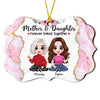 Personalized Mother & Daughter  Forever Linked Together Benelux Ornament OB143 32O53 1