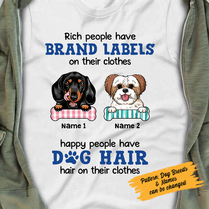 Personalized Dog Hair T Shirt JR292 73O58 1