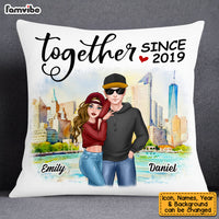 Personalized Couple Together Since Pillow DB173 30O53 thumb 1