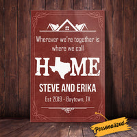 Personalized Home State Canvas JL201 81O34 thumb 1