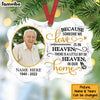 Personalized Memorial Heaven In Home MDF Ornament NB61 81O47 1