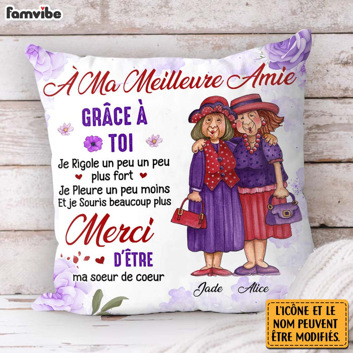Personalized Gift For Friends French Thanh You Pillow 30445 1