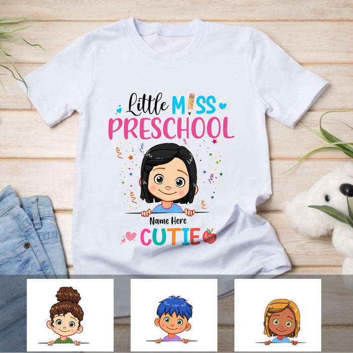Personalized Back To School Little Cutie Kid T Shirt JL23 95O34 1
