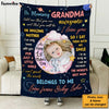 Personalized Gift For Baby First Hi Mommy Upload Photo Blanket 31539 1