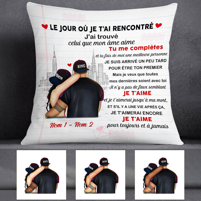 Personalized Couple French Coupler Pillow MR294 26O53 (Insert Included) 1