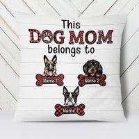 Personalized Dog Mom Pillow JR231 73O34 (Insert Included) thumb 1