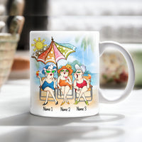 Personalized Summer Beach Friends Mug JL15 87O57 thumb 1