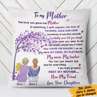 Personalized First My Mom Grandma Pillow AP124 30O36 (Insert Included) thumb 1