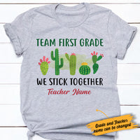 Personalized Cactus Team Teacher T Shirt SB31 87O34 thumb 1