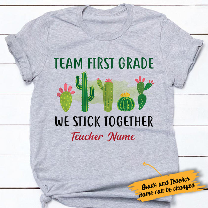 Personalized Cactus Team Teacher T Shirt SB31 87O34 1
