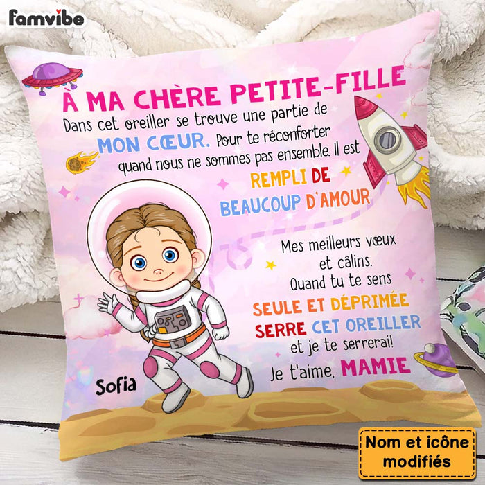 Personalized Gift For Grandson Astronaut Space French Pillow 30745 1