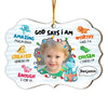 Personalized Gift For Grandkid Photo God Says I Am Benelux Ornament 30128 1